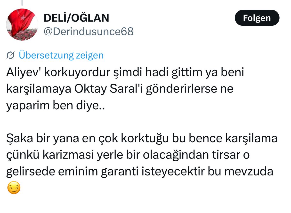 HuseyinEdemir3's tweet photo. Aliyev’i karşılamaya Oktay Saral’ı göndereceklerdi, Aliyev Oktay Saral’ı “adadan” gönderdi. https://t.co/blOQSpz4X7