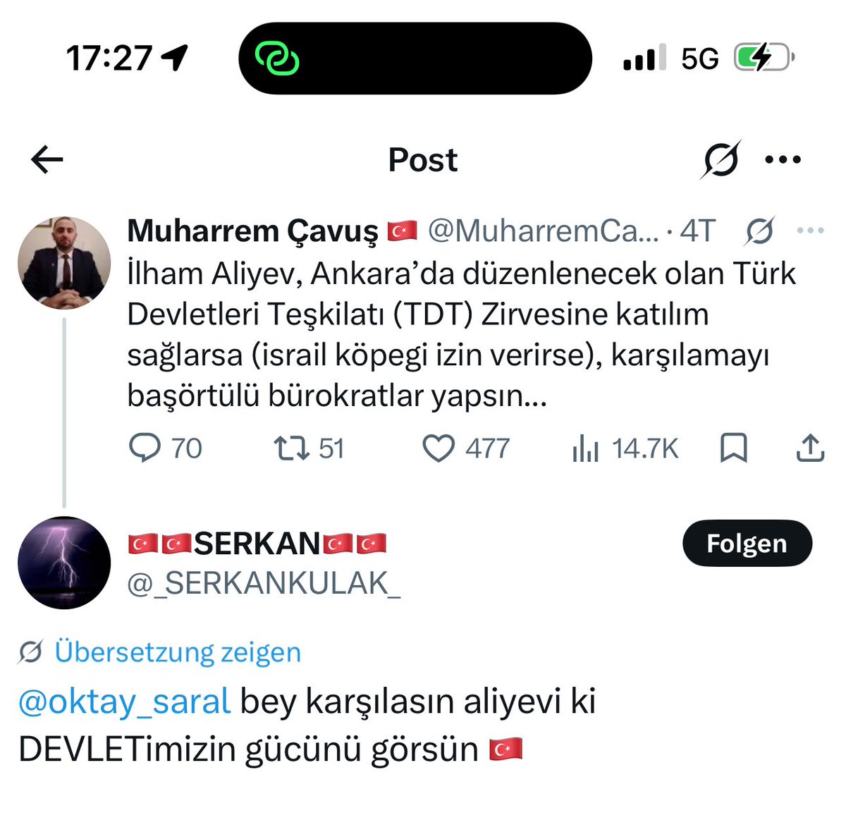 HuseyinEdemir3's tweet photo. Aliyev’i karşılamaya Oktay Saral’ı göndereceklerdi, Aliyev Oktay Saral’ı “adadan” gönderdi. https://t.co/blOQSpz4X7