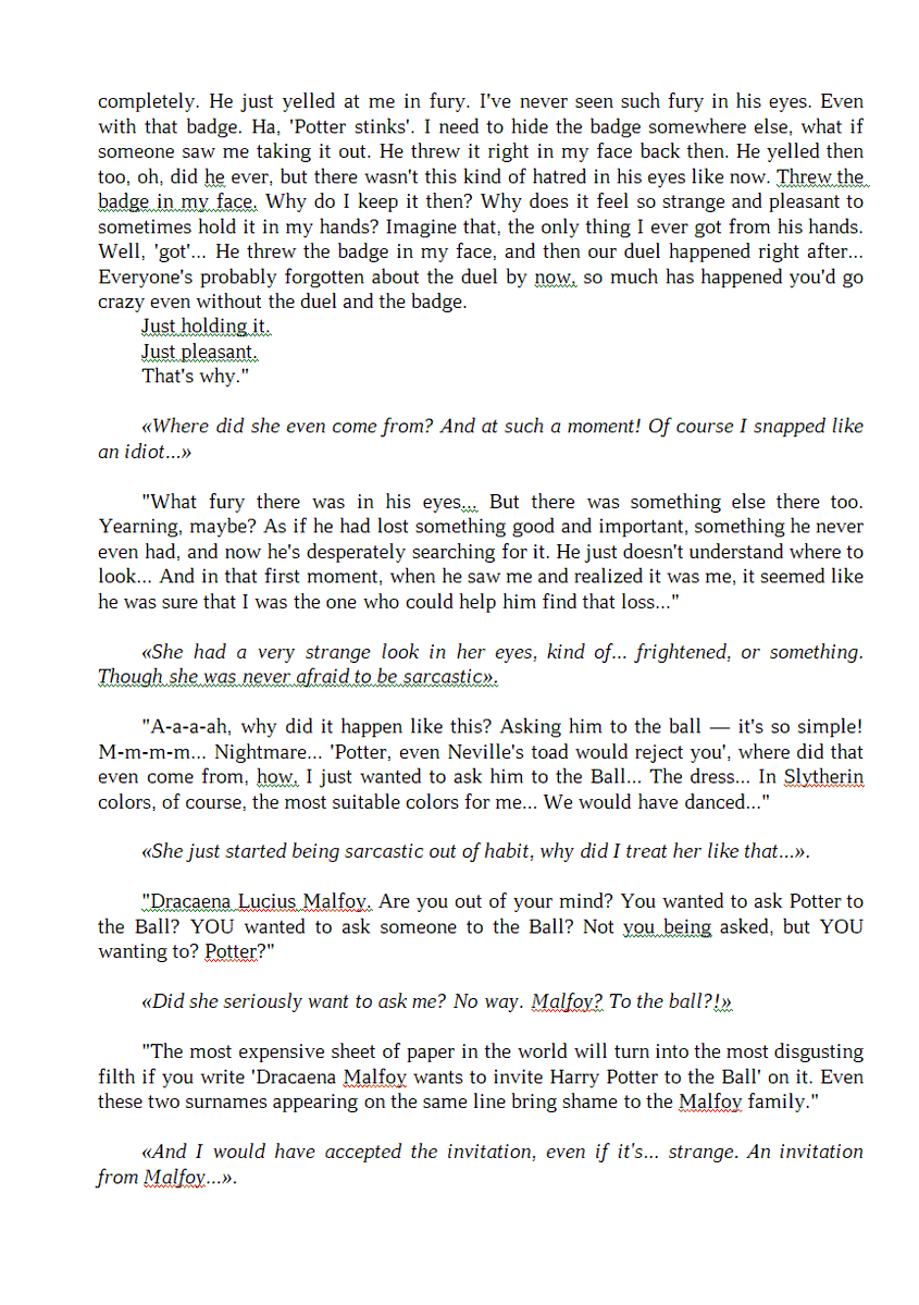 NeoNeo498125's tweet photo. Saw this and was lost. For me, #Malfoid is the most beautiful thing that's happened online in years. First time in my life I wanted to write something.

English version of my #malfoid fanfic. Original Russian text is in the thread above/below. https://t.co/rHKxhtty2F