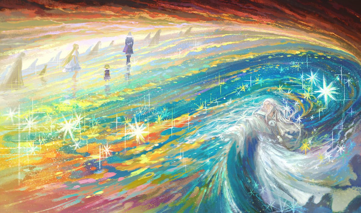 shmz042's tweet photo. Removing AI from your feed with 4 of my illustrations as 🌊✨ https://t.co/qhQX5Plvyz