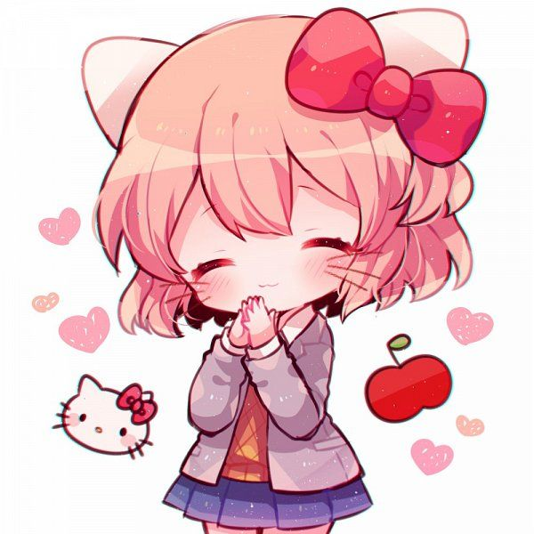DepressedSakura's tweet photo. @notrealhoshi Już jesteś bardzo urocza, Sayori!! 😊 https://t.co/0TgzL38tsB