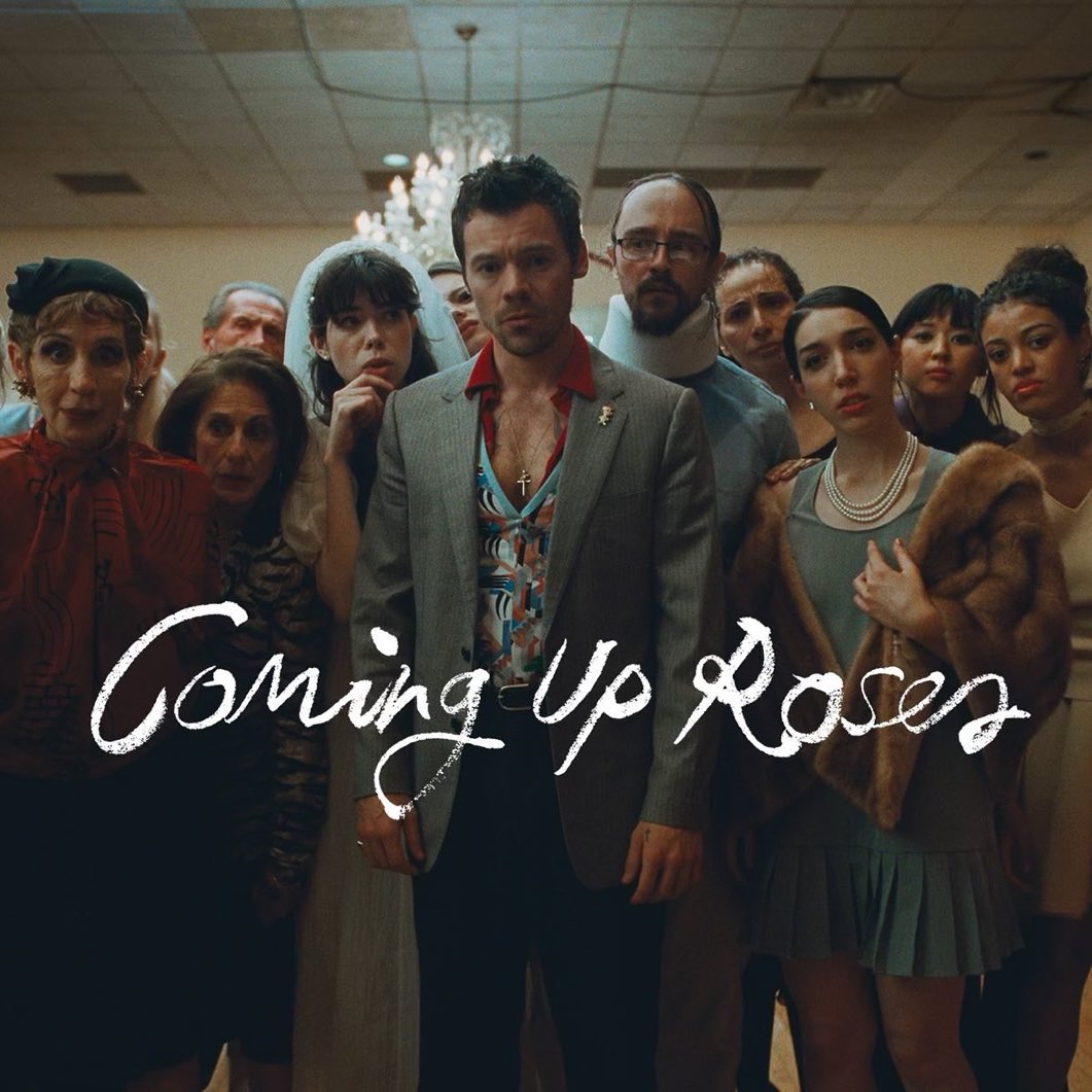 PopBase's tweet photo. Harry Styles will release the music video for ‘Coming Up Roses’ tomorrow at 4pm GMT. https://t.co/fHc9QAekzv