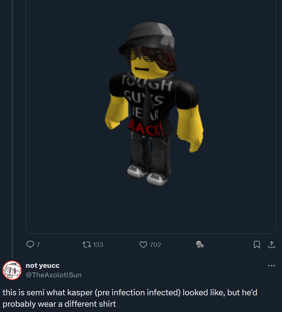 ArmyOfLocusts's tweet photo. ANCIENT kasper tease? https://t.co/h51z7nmLRx