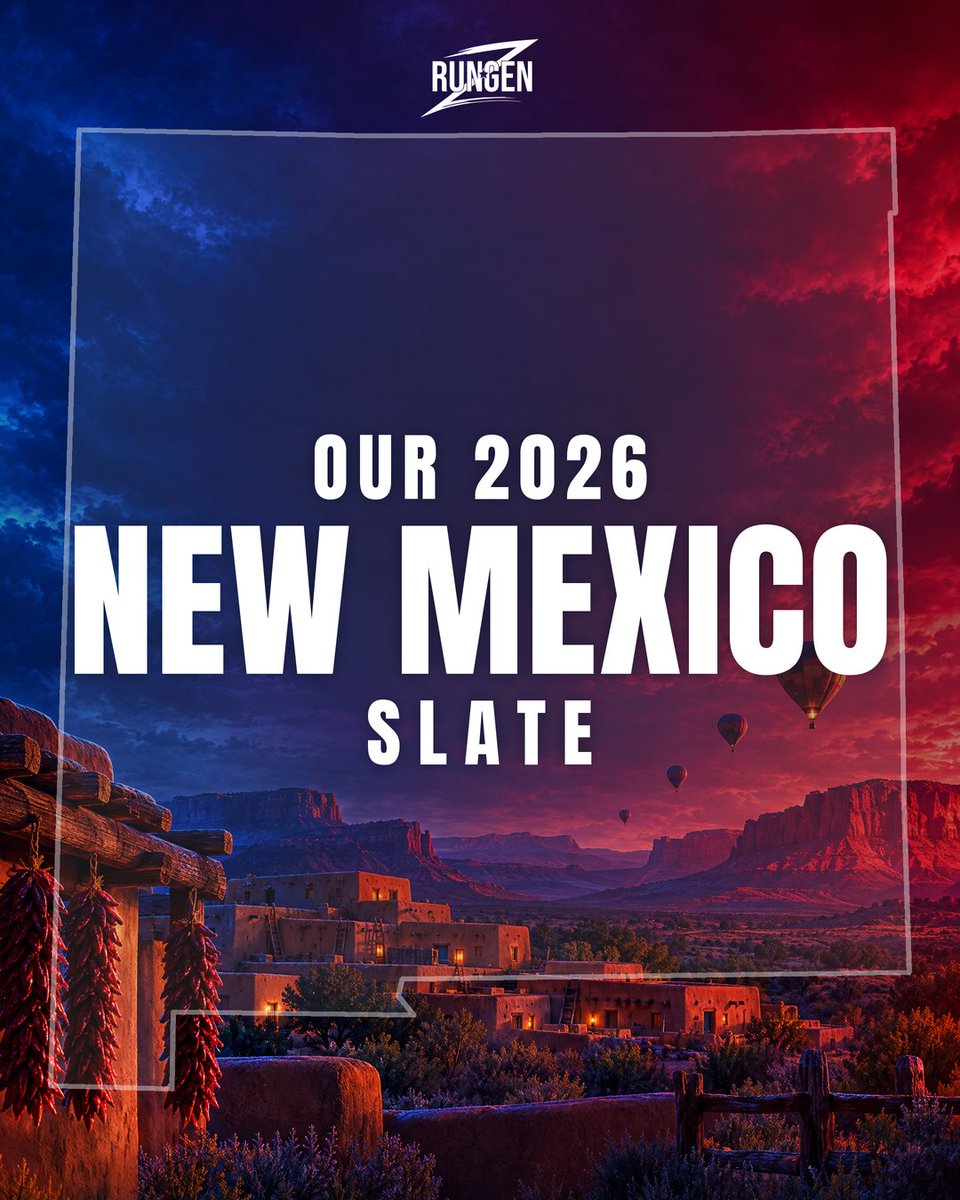RunGenZ's tweet photo. Meet our 2026 New Mexico Slate
 
Run Gen Z is proud to endorse the next generation of conservative leadership in New Mexico:
 
State Rep. John Block · House District 51
 
Election Day is Tuesday, November 3.
 
See the full slate at https://t.co/JqyLArHpen https://t.co/uvWYWSdOjt