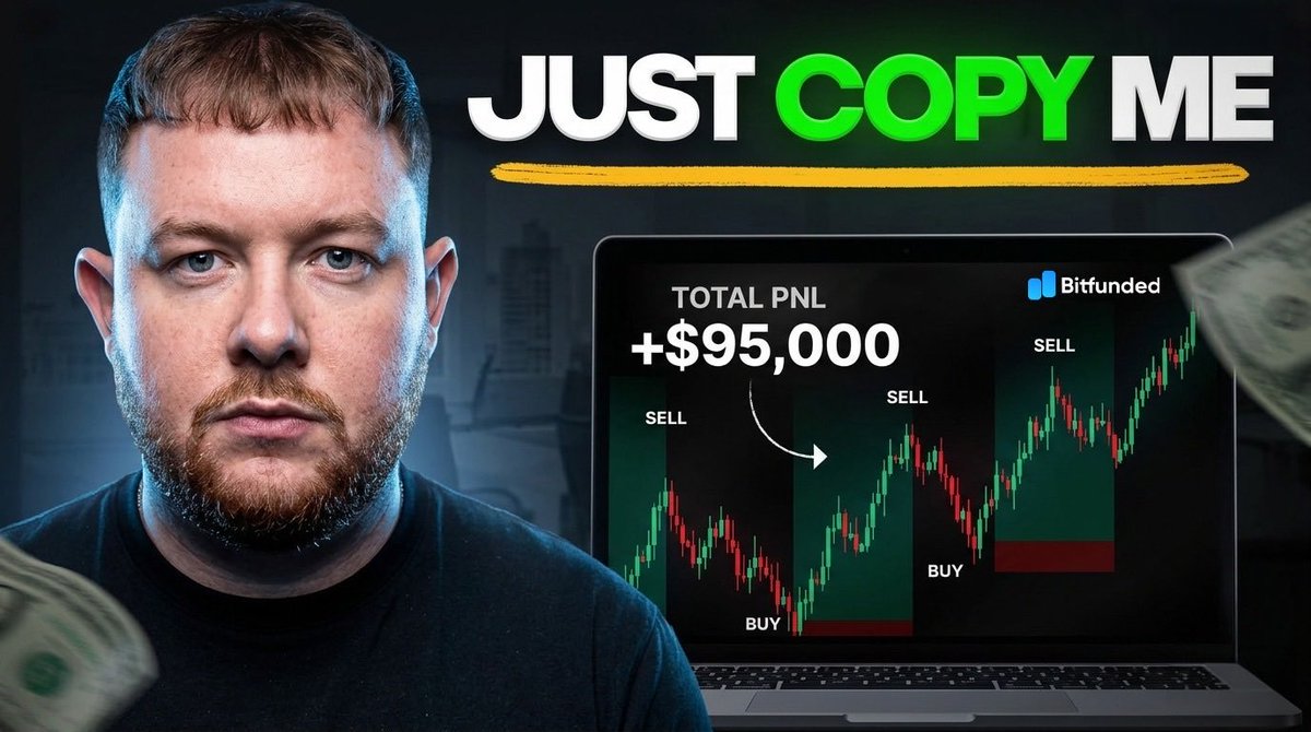 bitfunded's tweet photo. 🚨 $50K GIVEAWAY 🚨

🎥 @cryptojack reveals his 5 best tips to pass any Bitfunded challenge and get funded: https://t.co/rbns8D8ohO

🎁 5 LUCKY WINNERS WILL EACH WIN A $10K CHALLENGE

How to enter:
1️⃣ Follow @Bitfunded and subscribe to our YouTube channel
2️⃣ Tell us in the comments what we should bring next
3️⃣ Join our Telegram (link in the first comment)
4️⃣ Tag someone who needs to see this and repost 🔄