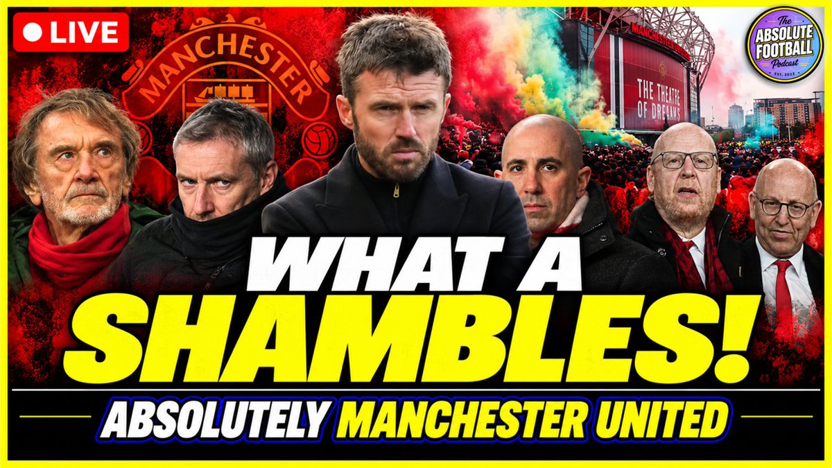 absoluteballpod's tweet photo. EMERGENCY POD has been called...
Manchester United: WHAT A SHAMBLES 🔴

Fair to say @SamAbsoluteFBL & @Grimmy16 are beyond frustrated with the situation. This will be a Manchester United special LIVE, giving views from a United fan's perspective.

Glazers, Ineos, Berrada & Wilcox, Carrick, Players we are going to dive into it all of the back of another weak performance at home to Bournemouth

Tonight at 9pm
https://t.co/NxJToSpJaC

#MUFC #Manutd #ManchesterUnited
