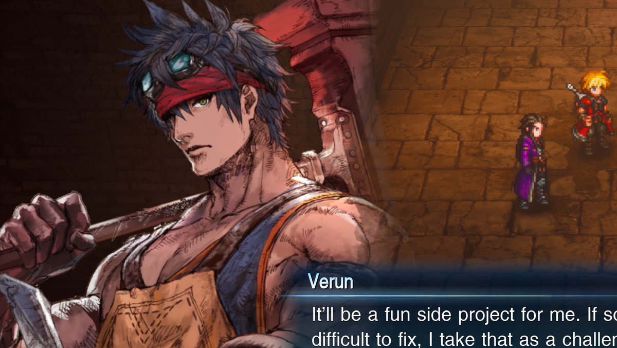 SkyKniight's tweet photo. The sprites in ff resonance look so good on everyone, like what do you mean these are NPC’s?? Let me put them in my party if you’re gonna make them look this good https://t.co/D1fn8YS26U