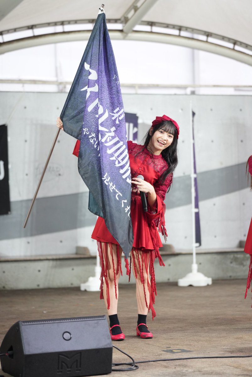 seadragon1111's tweet photo. 10/25（日）

YAVAMiX presents 
「東北アイドル初期衝動-伊達じゃないトコ、見せてくれ-本祭」

本日の夢アド1現場目
旗もって嬉しそうなんかぁいいーー♡

📍  元鍛治丁公園野外特設ステージ

 #夢みるアドレセンス #夢アド #YUMEADO  #桜羽このは #沖縄生まれのプリンセス #アイドル https://t.co/eee91jq8fP