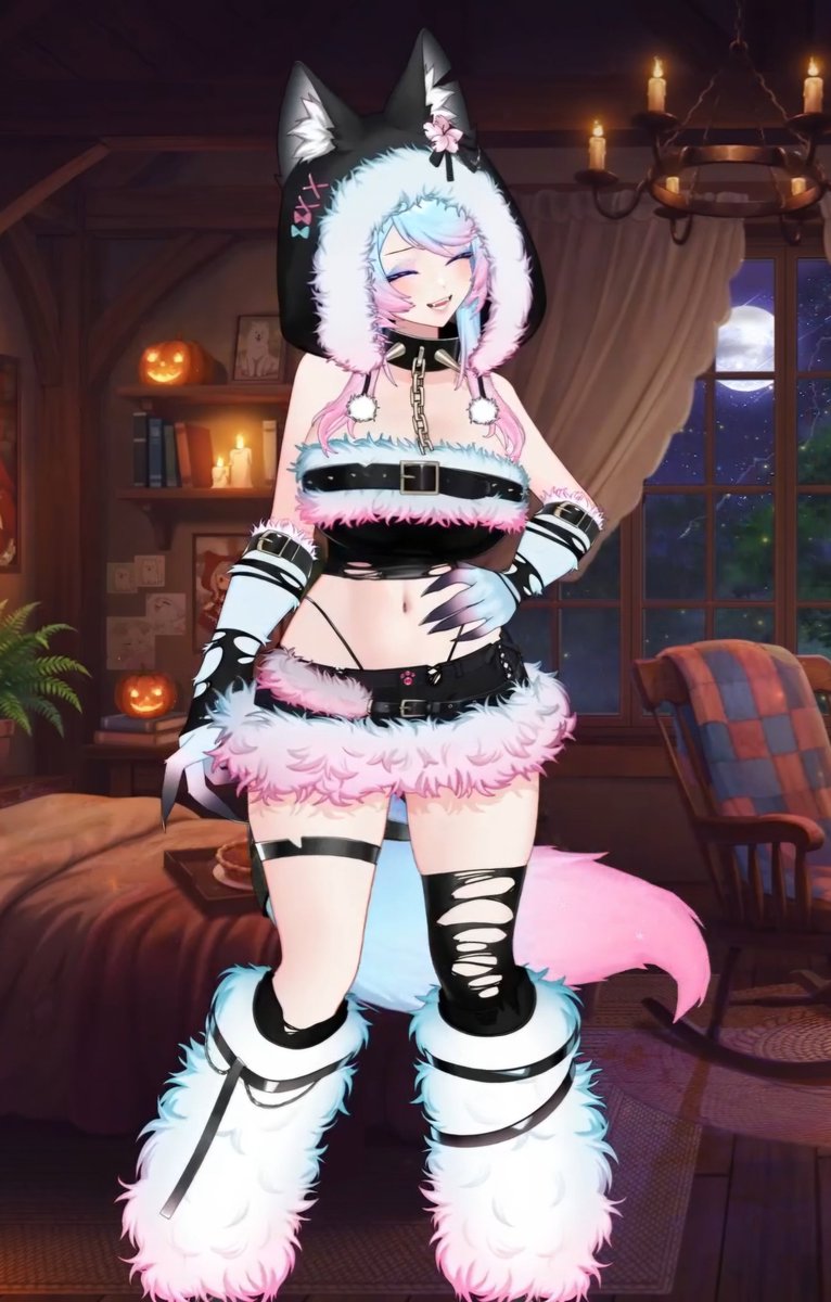 The_Creator589's tweet photo. Silvervale second Halloween outfit 🫪 https://t.co/OsHJJvYJNT