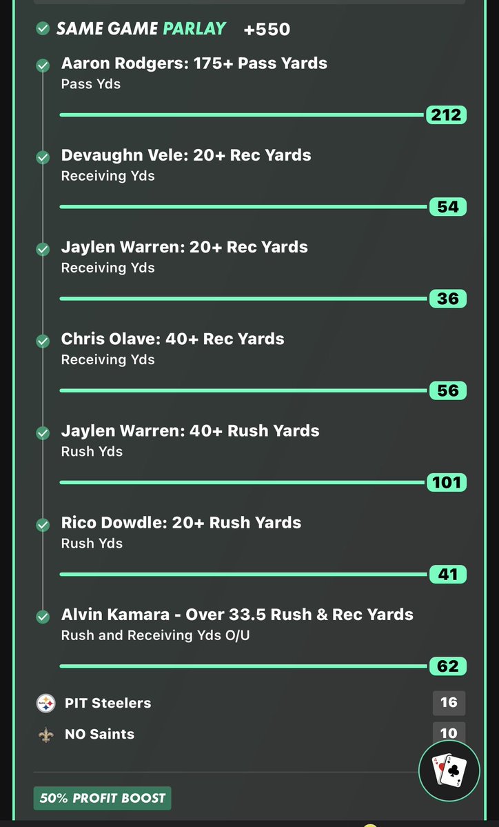 Christ0pherJO's tweet photo. @CodyBrownBets I hit, went with rushing/receiving yards https://t.co/MbmuaBNIx7