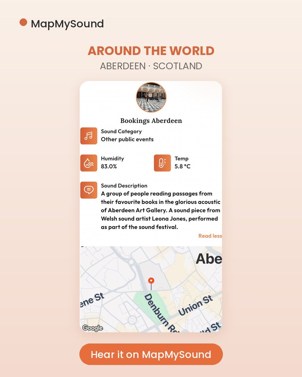 MapMySound's tweet photo. This week on the map 🎧 A train over the Douro in Porto, readings in Aberdeen Art Gallery, rain in Maryland, polka in Georgia, a mast clinking off Epidavros, sunset on Aegina.
Where would you press record? #MapMySound #FieldRecording #Soundscape https://t.co/oXRl8qKMwF