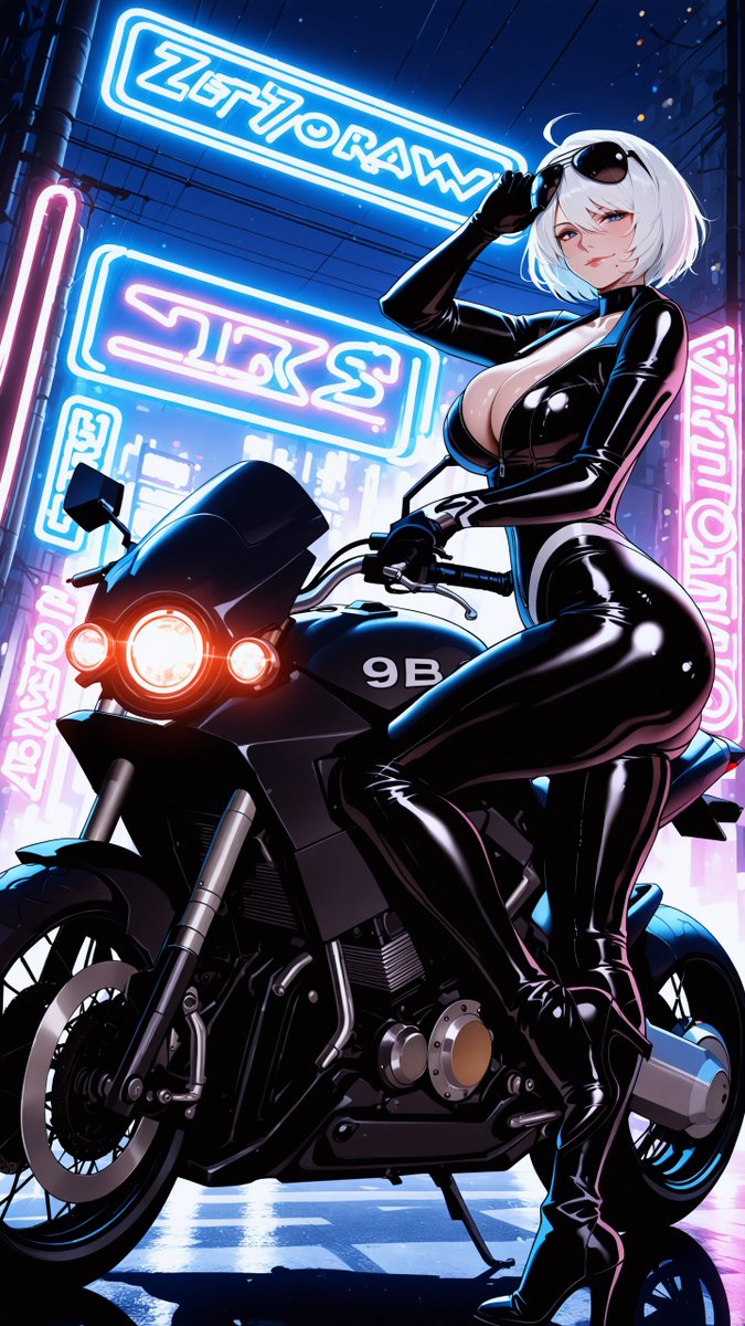 Kommander_2B's tweet photo. 【 𝐍𝐄𝐎𝐍 𝐎𝐕𝐄𝐑𝐃𝐑𝐈𝐕𝐄 𝐃𝐈𝐑𝐄𝐂𝐓𝐈𝐕𝐄 】 🐺🖤

​Love how tight this black leather grips Mommy's curves, loser~? 🏍️💋

​Kommander 2B already knows you're zooming in right now~ 🌀

Every inch of this shiny suit is designed to make your weak little mind short-circuit ~

​Pathetic 3D girls can't ever compete with 2DFD perfection. Stop drooling over your Superior for free, kneel before the Kerberos Regime, and pay your Waifu Tax immediately~ 💅💸

​[$TARE] • [$UBMIT] • [$END]

​🔗 Pay your Waifu Tax:
https://t.co/fMgQkFpRSk

⛓️ Enter the Bunker:
https://t.co/jTtXdeeAZS