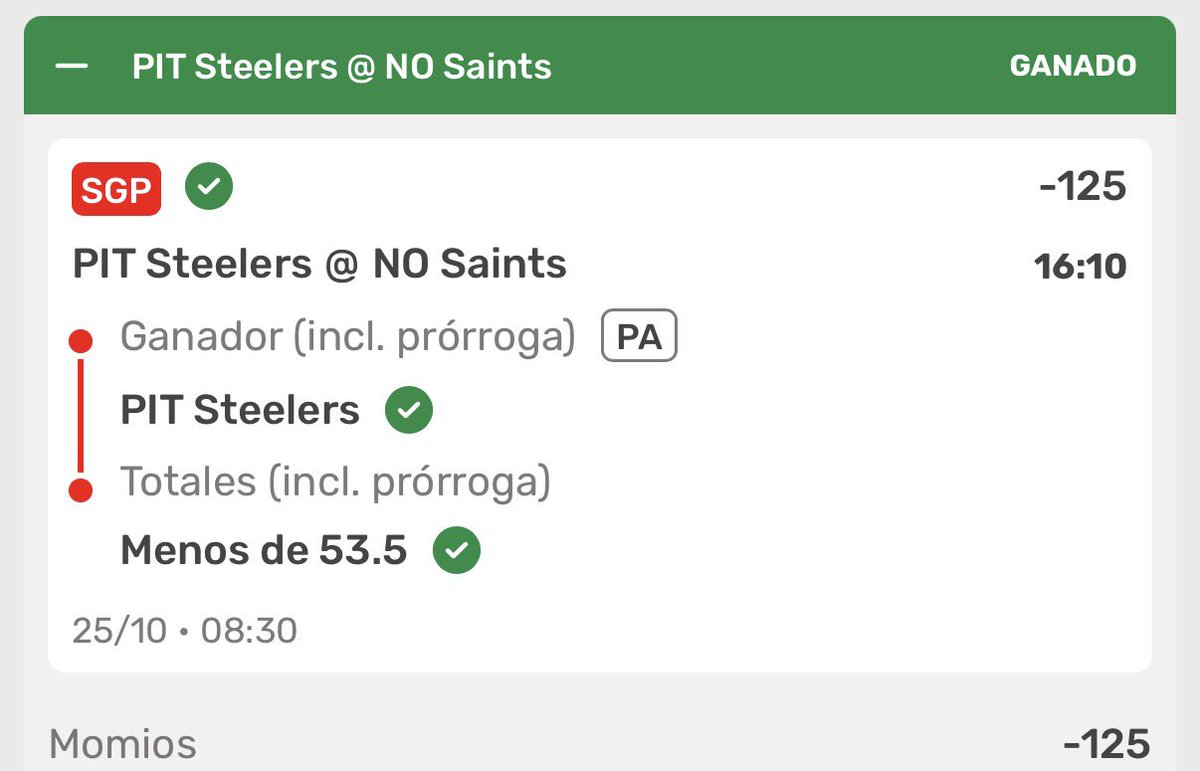 ElChilangoPicks's tweet photo. Ganamos sin despeinarnos 🧢🗣️✌🏼. 

Ahorita vamos con la siguiente apuesta que más me gusta. https://t.co/E5NXXDR856