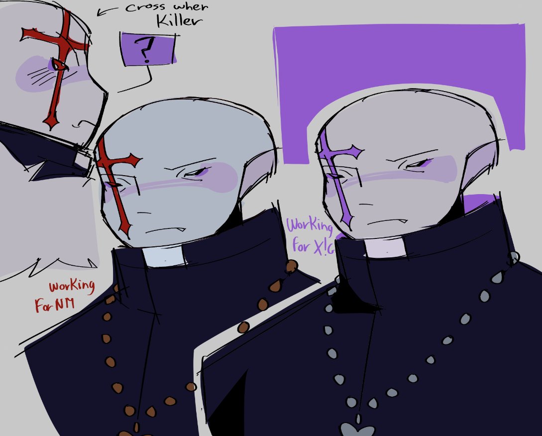 M00shii_'s tweet photo. Spooky scary Criller<3

(Vampire x Vampire hunter)

#criller #crossxkiller #krossship #utmv #undertaleau https://t.co/VD01DuccX4