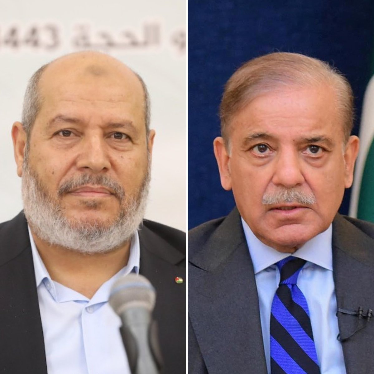 Osint613's tweet photo. Hamas leader Khalil al-Hayya sent a letter to Pakistani Prime Minister Shehbaz Sharif, urging Pakistan to push internationally for a Palestinian state with Jerusalem as its capital. https://t.co/BRwRNnolEH