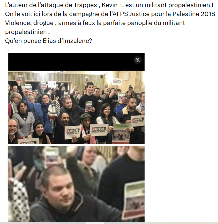 Chrisbry265924's tweet photo. @faureolivier @olivierfaure Oubli pas préciser que la police a aussi trouvée un Coran chez l assassin ,et qu'il est aussi pro regime palestinien https://t.co/IIiloZPvPc