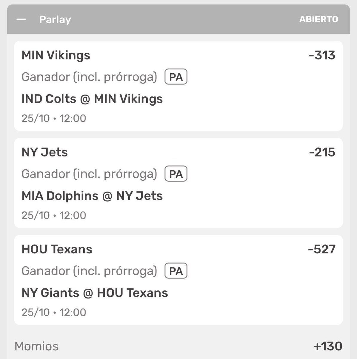 ElChilangoPicks's tweet photo. Por cierto, este parlay debería de darse facilito, ¿No? 🧢🗣️ 🔒   

Suerte 🍀. https://t.co/A8GADHG5EW