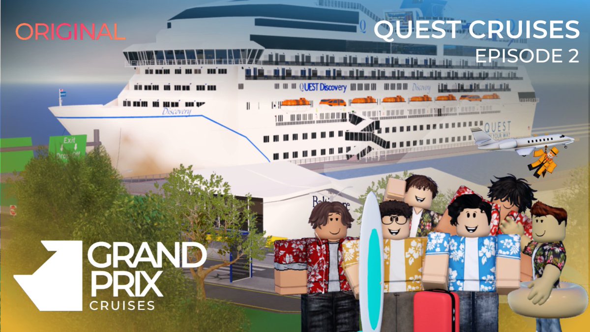 ROTVRBX's tweet photo. 🔴 ROTV LIVE 

We are officially setting sail on Quest Cruises for Episode 2 of #RoCruisesGrandPrix ⛴️

🎥YOUTUBE: https://t.co/NPhhnzQfAT https://t.co/yQGoV5wYfY