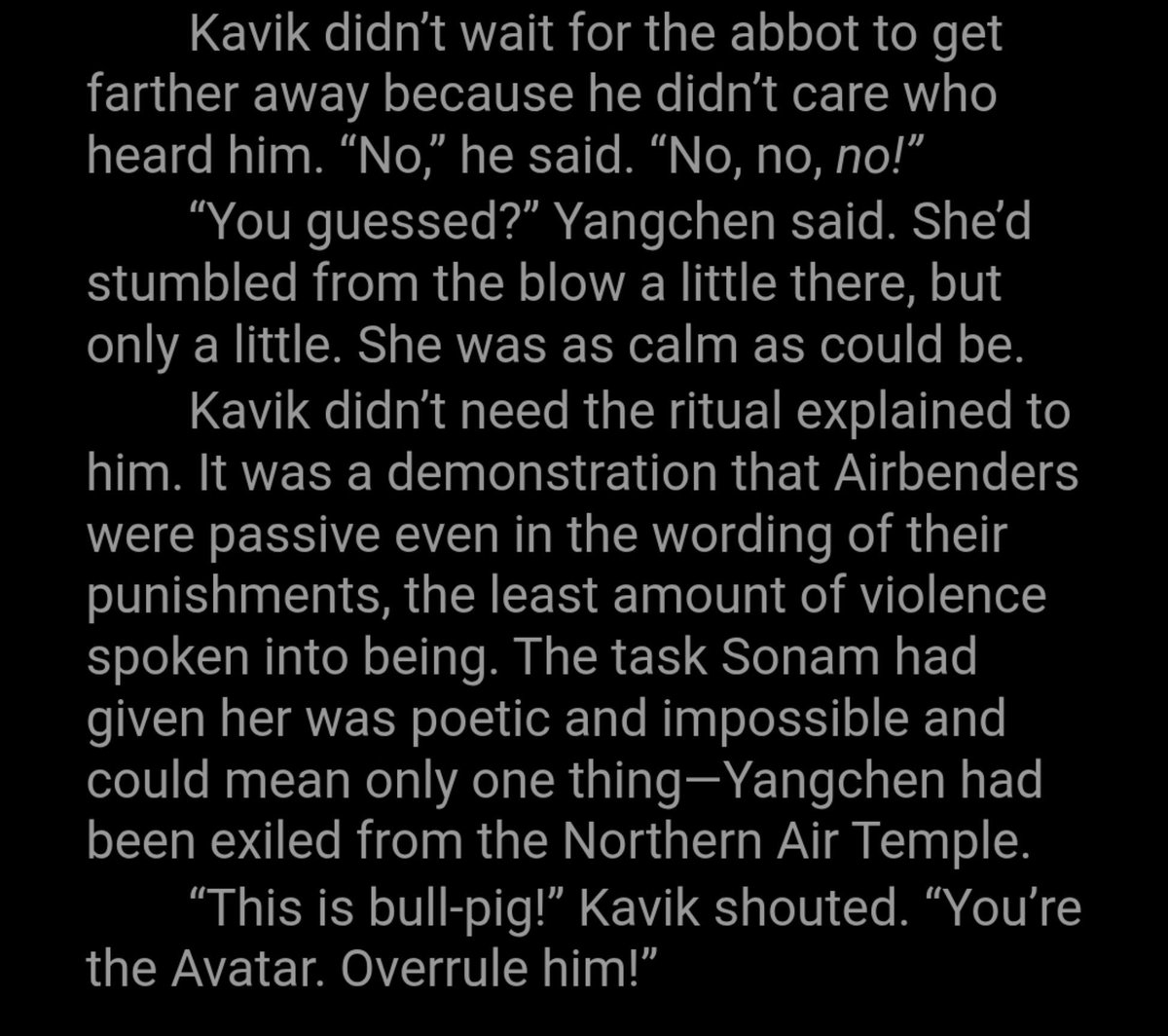 Script_Scribble's tweet photo. Im so sick of this "but Yanghcen" did argument when it comes to Aang. Yangchen was well disliked in her time period by people who actually had to deal with her, the Air Nuns exasperated, World leaders hated having to deal with her, the Northern Temple BANNED HER FOR LIFE https://t.co/KNb2Wl6Fe2