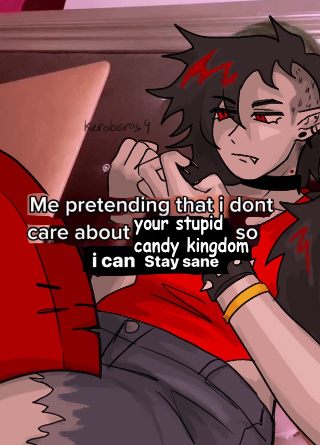 _dont_know_what's tweet photo. Creds to keroberos9 on tumblr

This is one of my favorite Marceline fanarts oat it’s so funny https://t.co/3Cxg3kdKYA