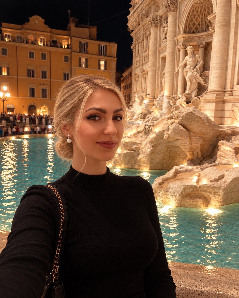 giota974's tweet photo. Il fascino di una notte romana✨ https://t.co/n82LnNcXye