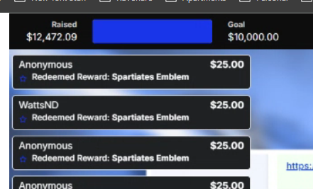 falloutplays's tweet photo. okay so ... we may need to raise the goal.  the tourney hasn't started yet 😅 https://t.co/BXuMqXL71X