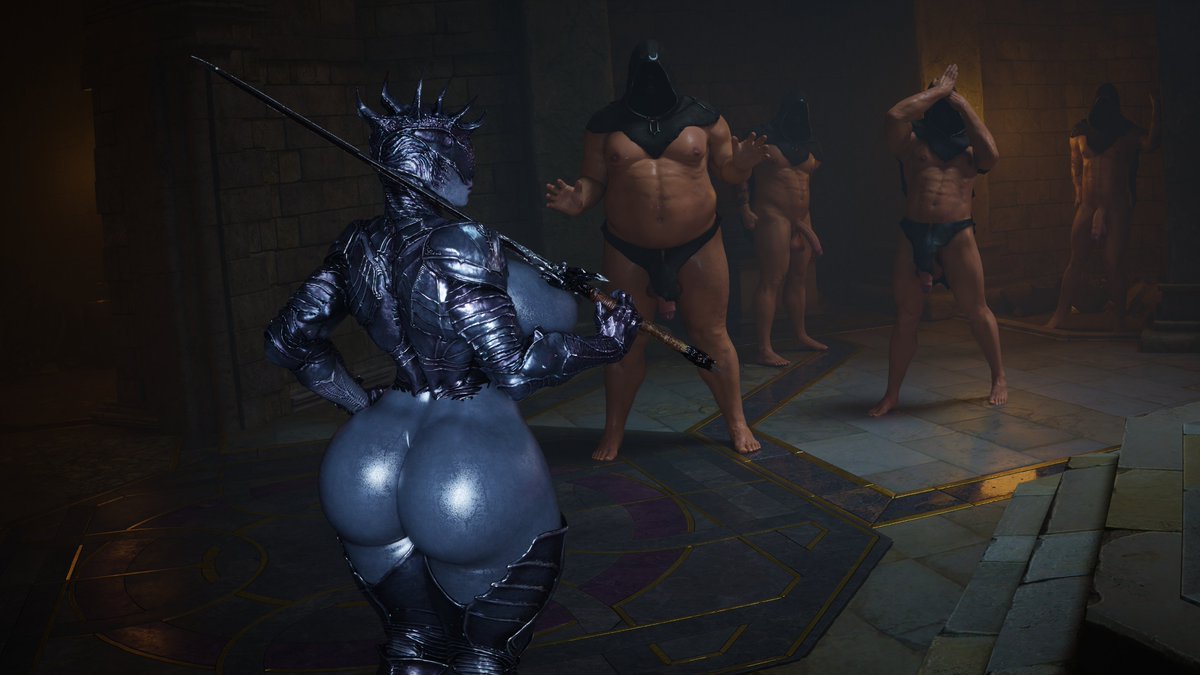GuiDugalle's tweet photo. Proxima x cultists, the messy ending >:3 (more alts + body doodles on support page <3 ) 

Environment from @rlg_3d https://t.co/EC0swAT2qJ