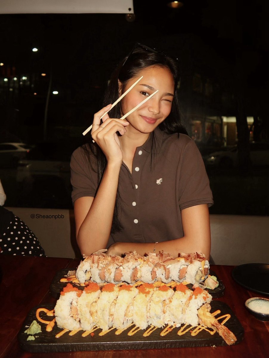 sheaonpbb's tweet photo. suSHEA everyone? 🍣💜

#PBBCollab3point0 #shea #SheaValerio #SHEAShinesOnPBB #PBB https://t.co/ZA3Je67JWS