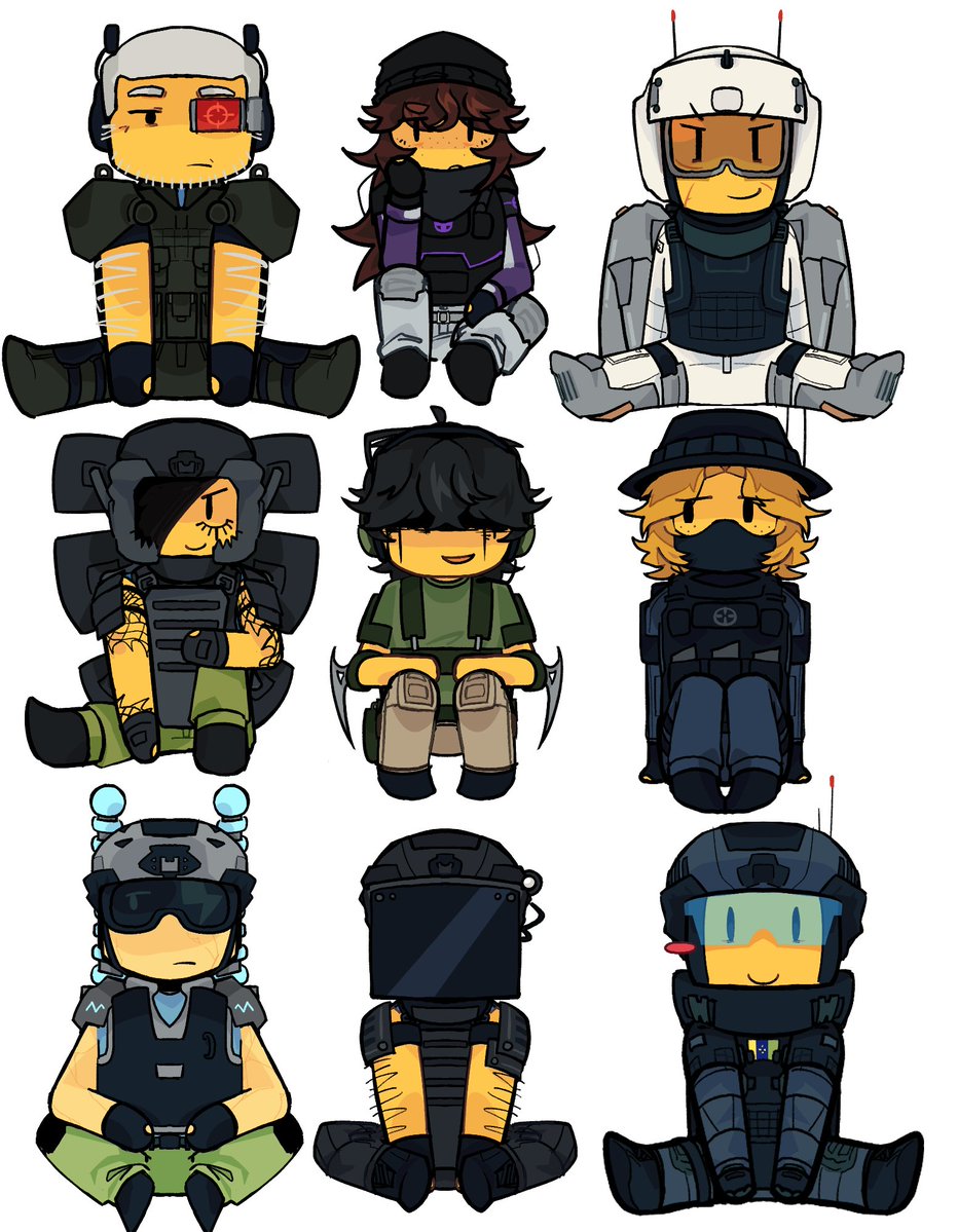 mwhikee's tweet photo. all of the current ones lined up in better quality . unsure Why some are so much smaller compared to others i promise on my Soul i drew them all the same size https://t.co/7l8Watlm6b