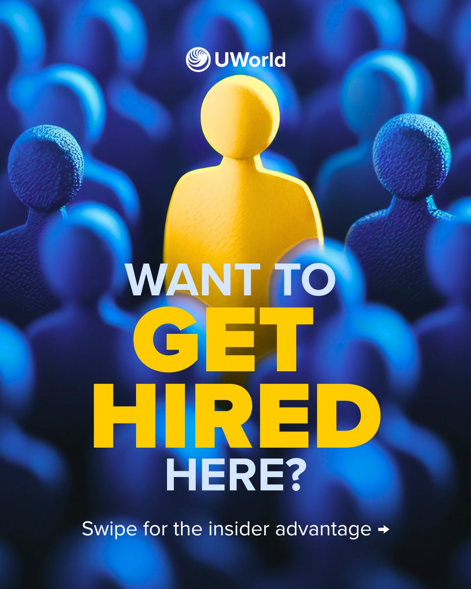 UWorld's tweet photo. Want to get hired here? 👀

Our recruiters are spotlighting open positions and sharing insider tips to help you stand out!

From accounting and marketing to sales leadership, your next opportunity could be waiting.

💼 Apply: https://t.co/CXRXmpDg58

#NowHiring #CPAJobs https://t.co/IsZS9GMtDY