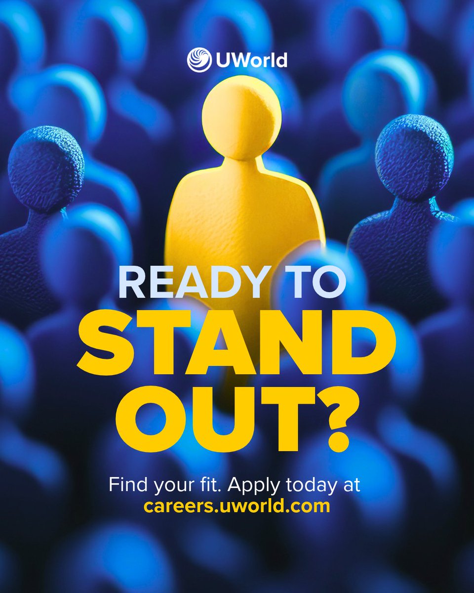 UWorld's tweet photo. Want to get hired here? 👀

Our recruiters are spotlighting open positions and sharing insider tips to help you stand out!

From accounting and marketing to sales leadership, your next opportunity could be waiting.

💼 Apply: https://t.co/CXRXmpDg58

#NowHiring #CPAJobs https://t.co/IsZS9GMtDY