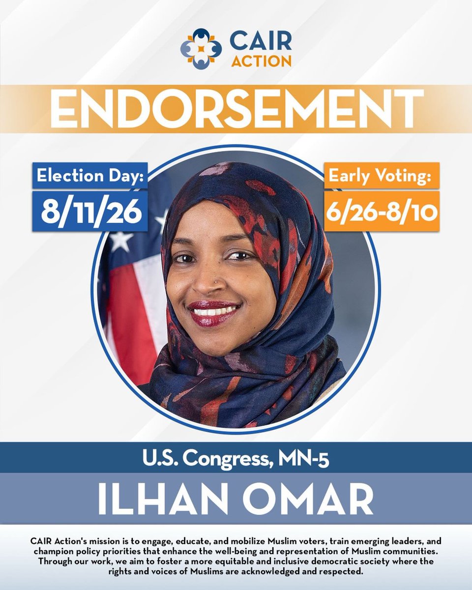 politiwars's tweet photo. Don't be surprised if they find out she's been blabbing everything to her CAIR/Hamas pals too.   

Along with her BFF Tlaib. 

CAIR (Council on American-Islamic Relations) has documented historical ties to the U.S. Muslim Brotherhood’s Palestine Committee—a network created to support Hamas—through its founders, internal documents, FBI wiretaps, and evidence from the Holy Land Foundation (HLF) terrorism-financing trial. A federal judge found “ample evidence” of associations with Hamas.