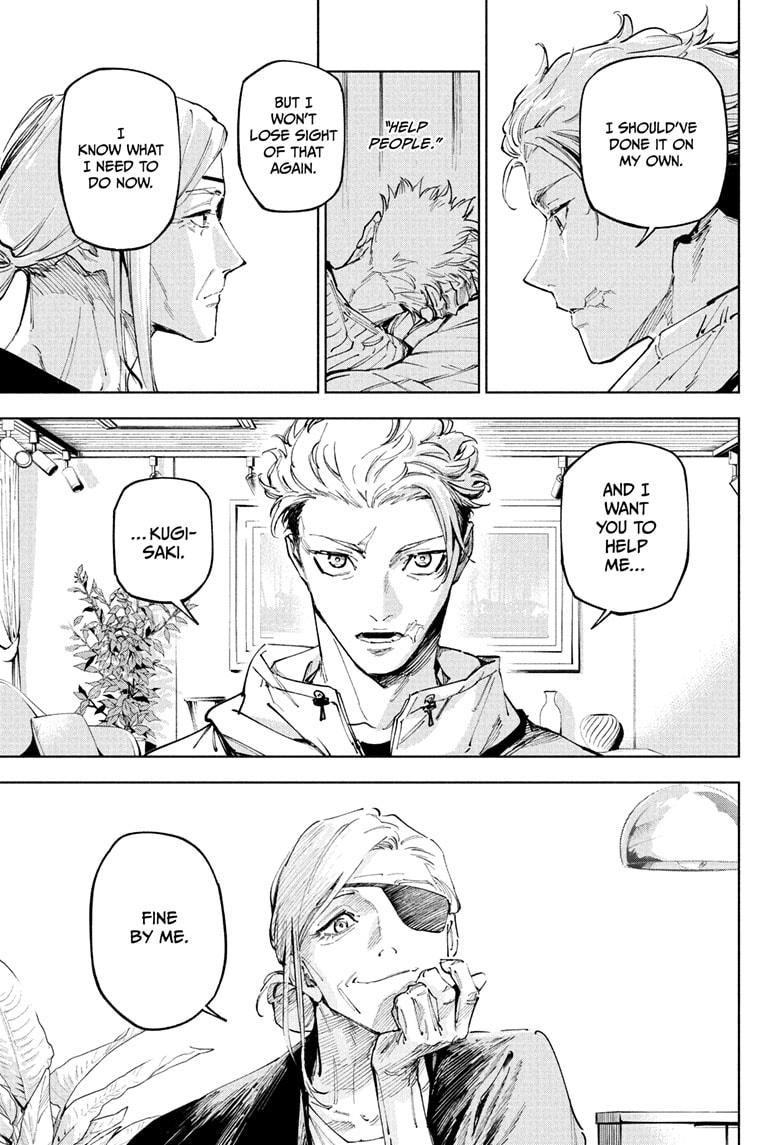 manuelinp12's tweet photo. One interesting parallel between Nobara and Yuuji is that they were born just because they served a purpose to their mothers. Nobara's mom had her to leave the jujutsu world. Kenjaku had Yuuji for the sake of his plan.
Also, both of them were raised just by their grandparents and https://t.co/mzcYFJKLX9