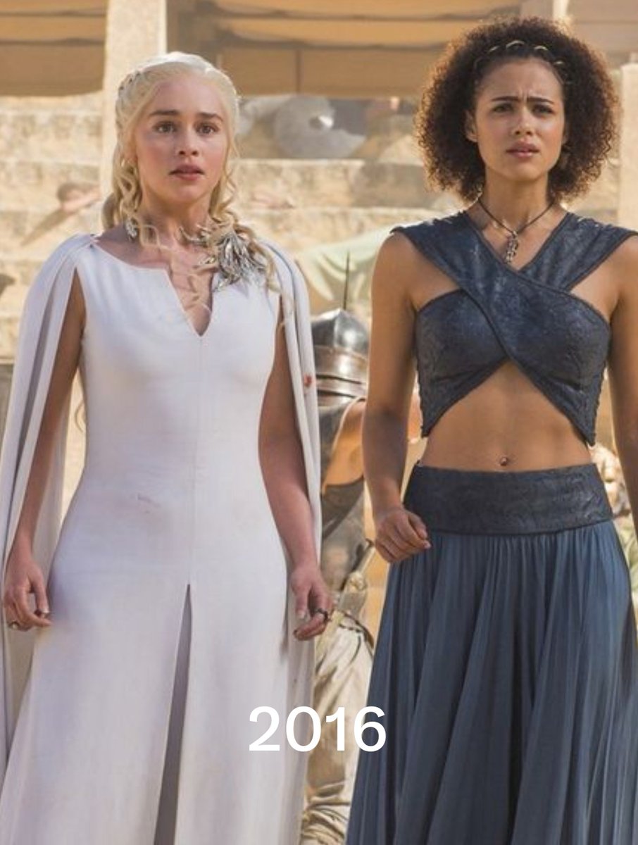 Mayham_H's tweet photo. THIS DAENERYS AND MISSANDEI REUNION OMG 😭 https://t.co/MiUT4I69B9