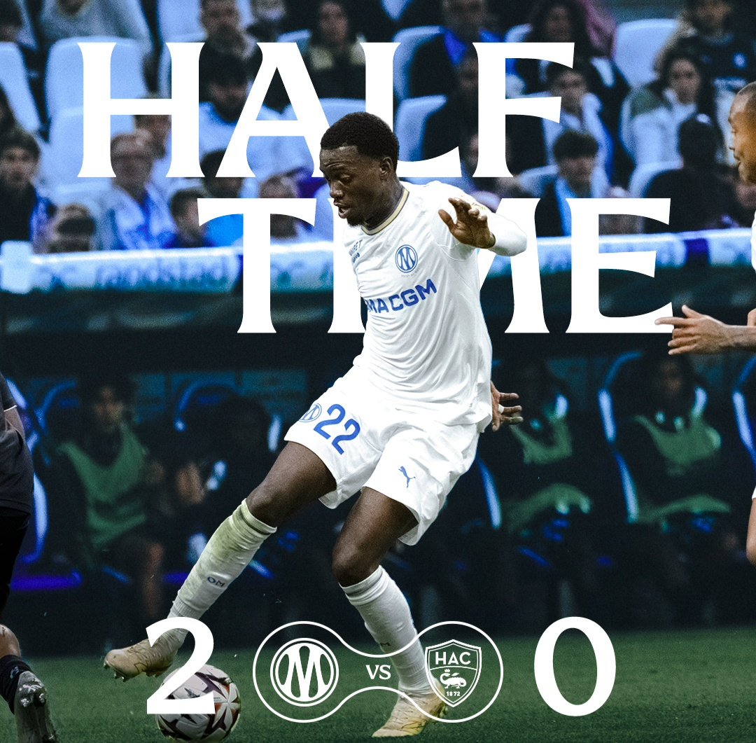 OMQuartierG's tweet photo. #OMHAC 2️⃣-0️⃣ | ⏸️ MI-TEMPS https://t.co/lk6D4nj1yA
