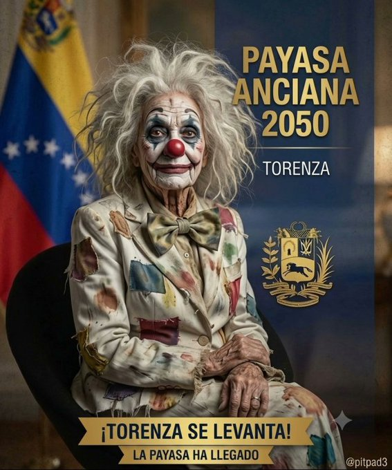 PratoJunior2's tweet photo. Atención todo el mundo la sayona piso tierra venezolana después de 47 años de habladeras de paja!!! 😱😱😱😱 Esperemos que el circo mediático que montara la oposición aunque sea de risa y no lastima como siempre. 🤣🤣🤣 https://t.co/4nu4MCb3oH