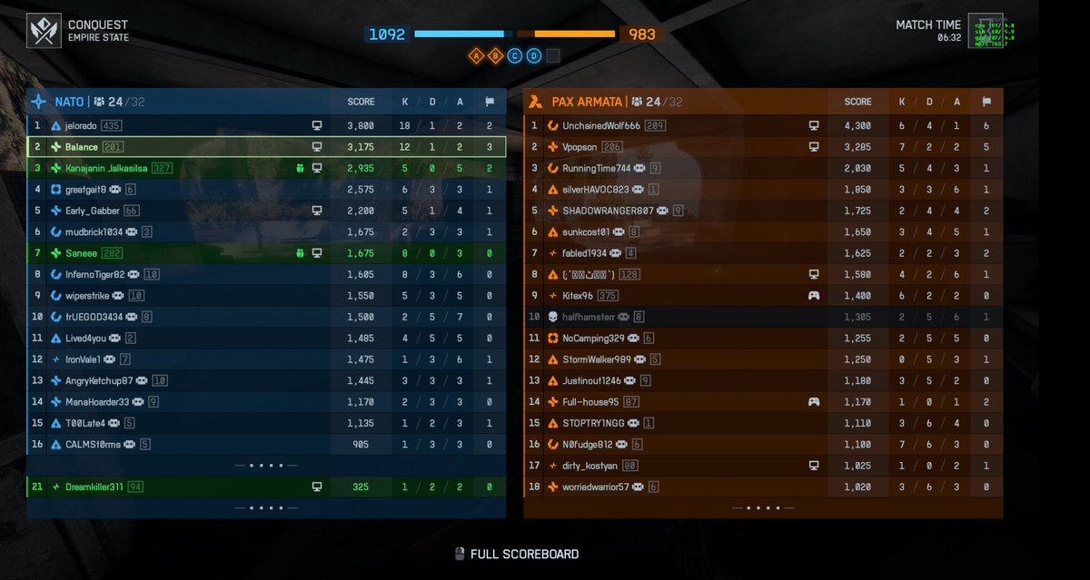 BalanceBF's tweet photo. For gods sake remove the bots from bf6. 55k players, EU servers, and there still isn't enough players for a full lobby. Embarrassing. How much money are they using to run bot lobbies to who knows how many players?

Just bring the server browser already https://t.co/nXURylO7lo