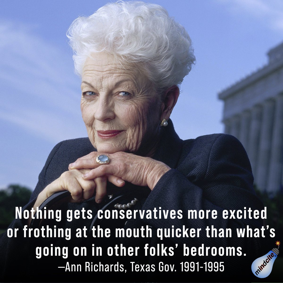 Mindcite_US's tweet photo. No one castrated Republican conservative misogynist perverts like former Texas governor and American shero Ann Richards. 

And no one will honor her legacy and bust up Abbott, Cruz and Paxton's cartel like Governor Gina Hinajosa and Senator James Talarico.

Let's Go Lone Stars! https://t.co/mD4q8pcGgF