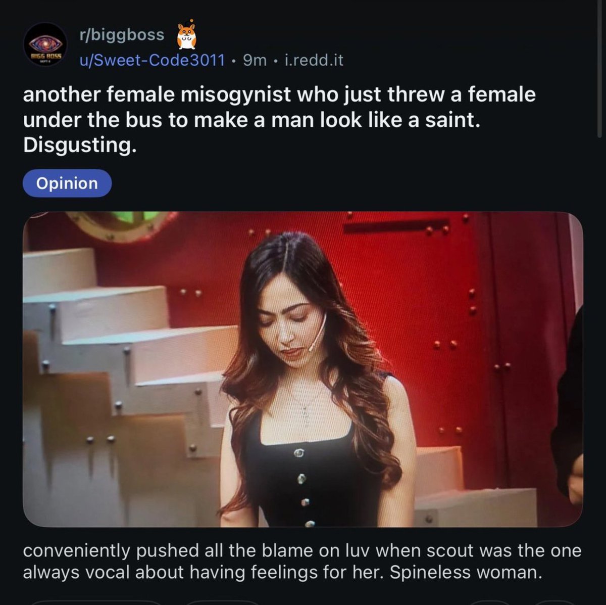 Mr_AYAN__KHAN_7's tweet photo. REDDIT PEOPLE CLOCKED KASHVI SO HARD 😭🔥💀

THEY SAID WHAT EVERYONE WAS THINKING! 😭👏

#QaziTouqeer #BiggBoss20 https://t.co/EBn1SYqxkU