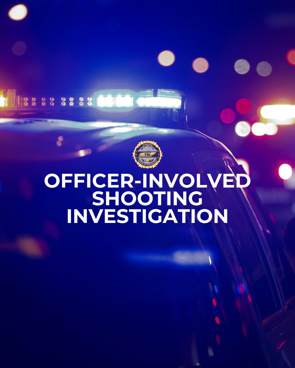 TBInvestigation's tweet photo. At the request of 6th Judicial District Attorney General Charme Allen, TBI agents are investigating the circumstances leading to an officer-involved shooting that occurred Sunday morning in Knox County.

MORE: https://t.co/9Qt9tyioJX https://t.co/cJ4PzQwId2