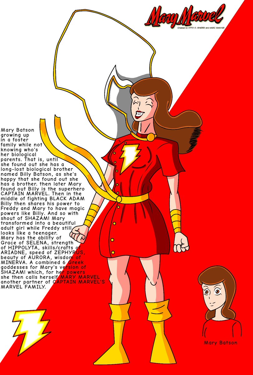 Theredcrimson11's tweet photo. MARY MARVEL Bio
#marymarvel #marybatson #shazam #whizcomics #dccomics #dc #dcfanart #digitalart https://t.co/ZiEEWVjxvh