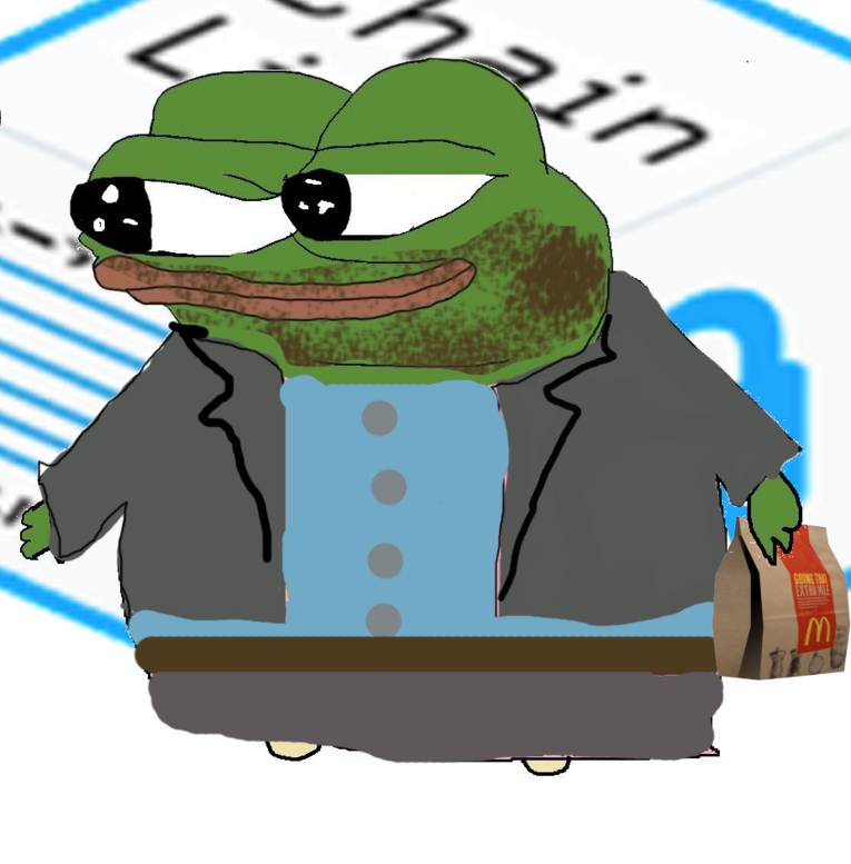 chainlinkmeme's tweet photo. ⬢ meme of the day
#pepe #bigmac https://t.co/AWVDd0fGHH