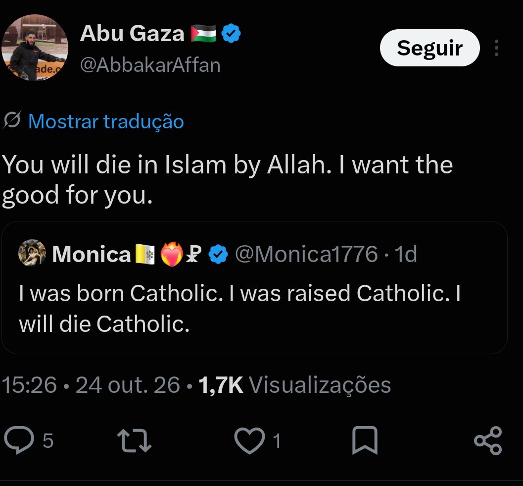 ToledoTom0800's tweet photo. @jinusu @Chris_Wilmore A "salvação" que eles pregam é o assassinato ou conversão forçada de não muçulmanos. Denuncie esse perfil por ódio https://t.co/HqhVWWUkio