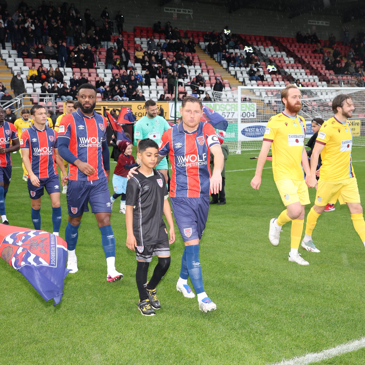 daggerstrust's tweet photo. Local primary school pupil Eesa won this year’s programme design competition for the @Dag_RedFC v @cheshamutdfc @NL_Enterprise South. Pictured here with @KSI &amp; CEO @johngdaggers Eesa was a Matchday Mascot. Well done Eesa. Thanks to everyone who took part. &amp; @BDSFA1  @TheNLTrust https://t.co/REAZiurdvR