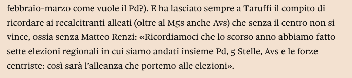 Phastidio's tweet photo. "Non si vince al centro, serve radicalità". Però ci si presenta con le "forze centriste". Che quindi, negli astuti programmi di Schlein, saranno gli utili idioti? Ah, saperlo

«Il neoliberalismo ha fallito»: Schlein punta a sinistra, con l’occhio al disagio sociale e ai giovani in piazza https://t.co/d1MrslQNTe