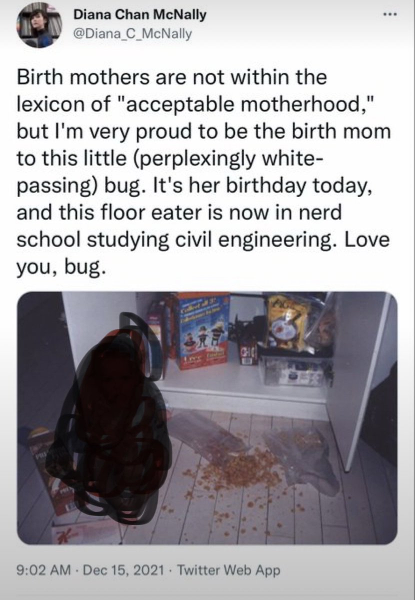 thegrittymag's tweet photo. A big Diana Chan McNally reveal. 

So much about her lying about her age to protect her daughter. Diana's been posting on social media about the future engineer for years. 

(Note, out of respect for the child we marketed over its face) https://t.co/GpW3A4f6Ap