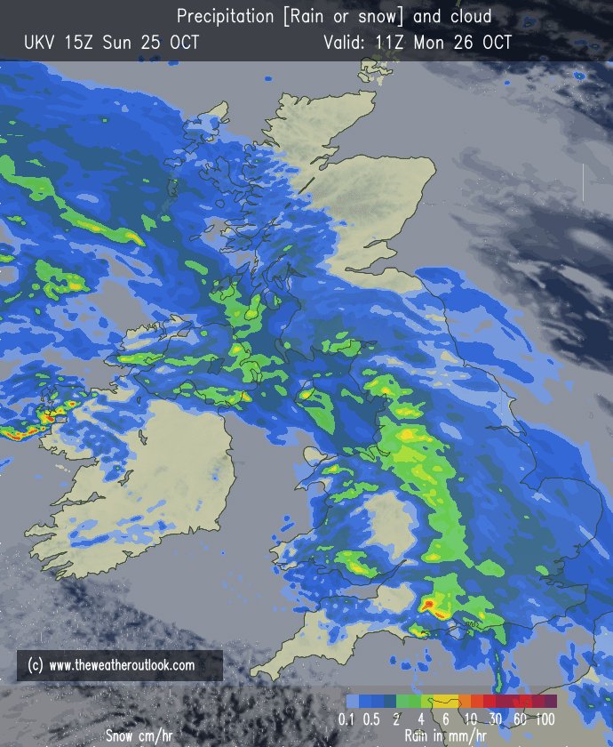 ChadWeather's tweet photo. MONDAY

A cloudy start then rain spreading in from the SW during the morning, some heavy but clearing for the afternoon. Becoming windy once again and we slip into a warm sector so temperatures rising. 

Max 14-16°C Min 9°C Max Gusts 35mph https://t.co/bv9sz2kQMn