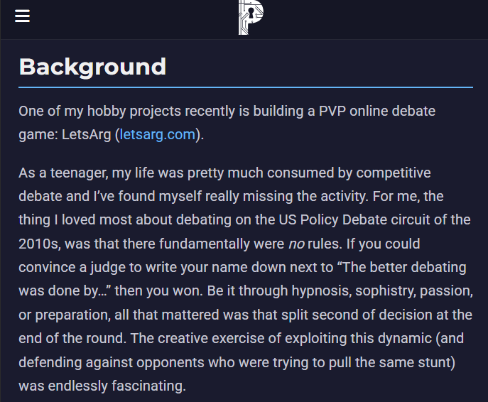 SDNsmartcity's tweet photo. Steal My Bitcoin is going GIGA viral on X and Hacker News, but let’s make sure creator fees reach the actual developer.

The public evidence points to security researcher James Pavur: cloudlandsdev calls LetsArg their own project in this HN comment, and James describes the same project as his in his blog.

Comment:
https://t.co/k7wmi0ROo6

Blog:
https://t.co/zZKLGLBAxY

His linked accounts are @jamespavur and pavja2 on GitHub. 

https://t.co/JbBf6W1I5u

This is free narra