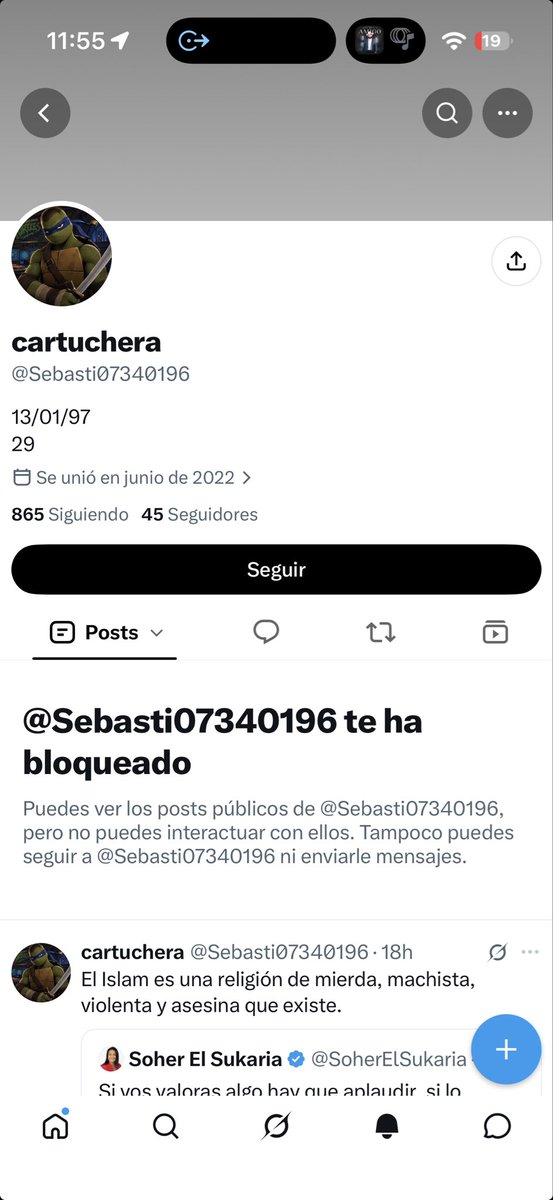 DigameGeneral's tweet photo. @Yvette750202651 @Sebasti07340196 @ksapowery Ya me bloqueó https://t.co/OrdTuhKLdz
