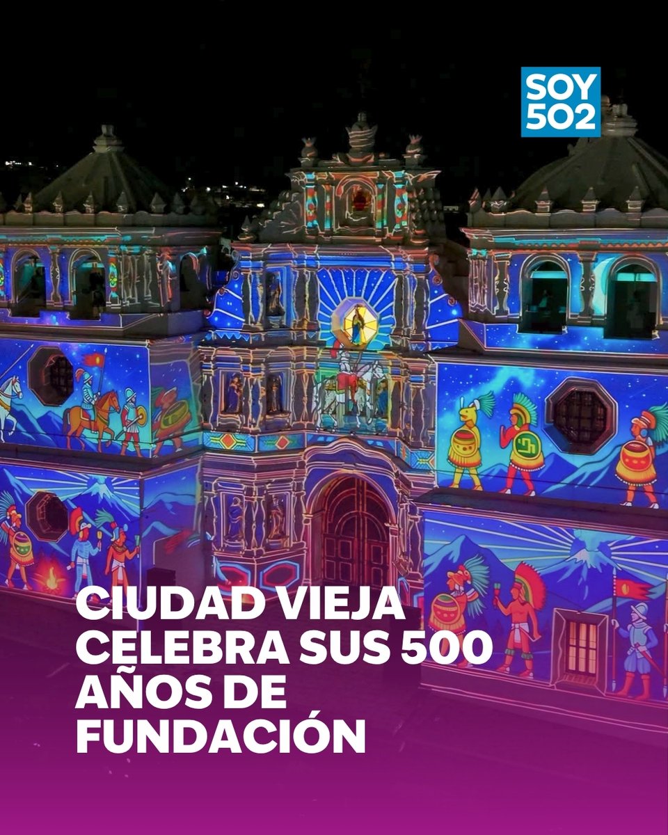 Ciudad Vieja conmemora sus 500 años con videomapping